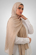 Beige Organza Scarf