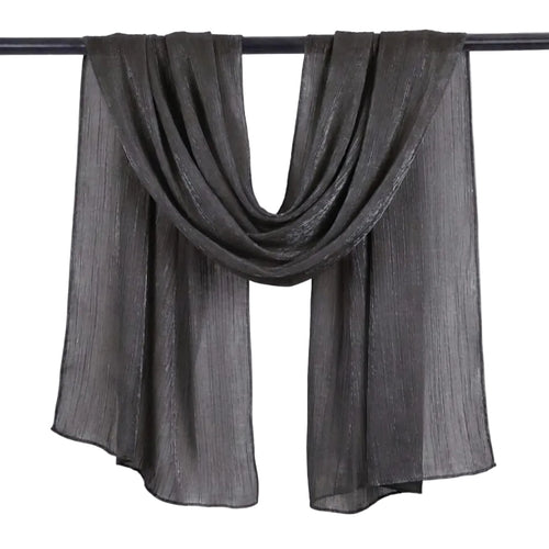 Black Organza Scarf