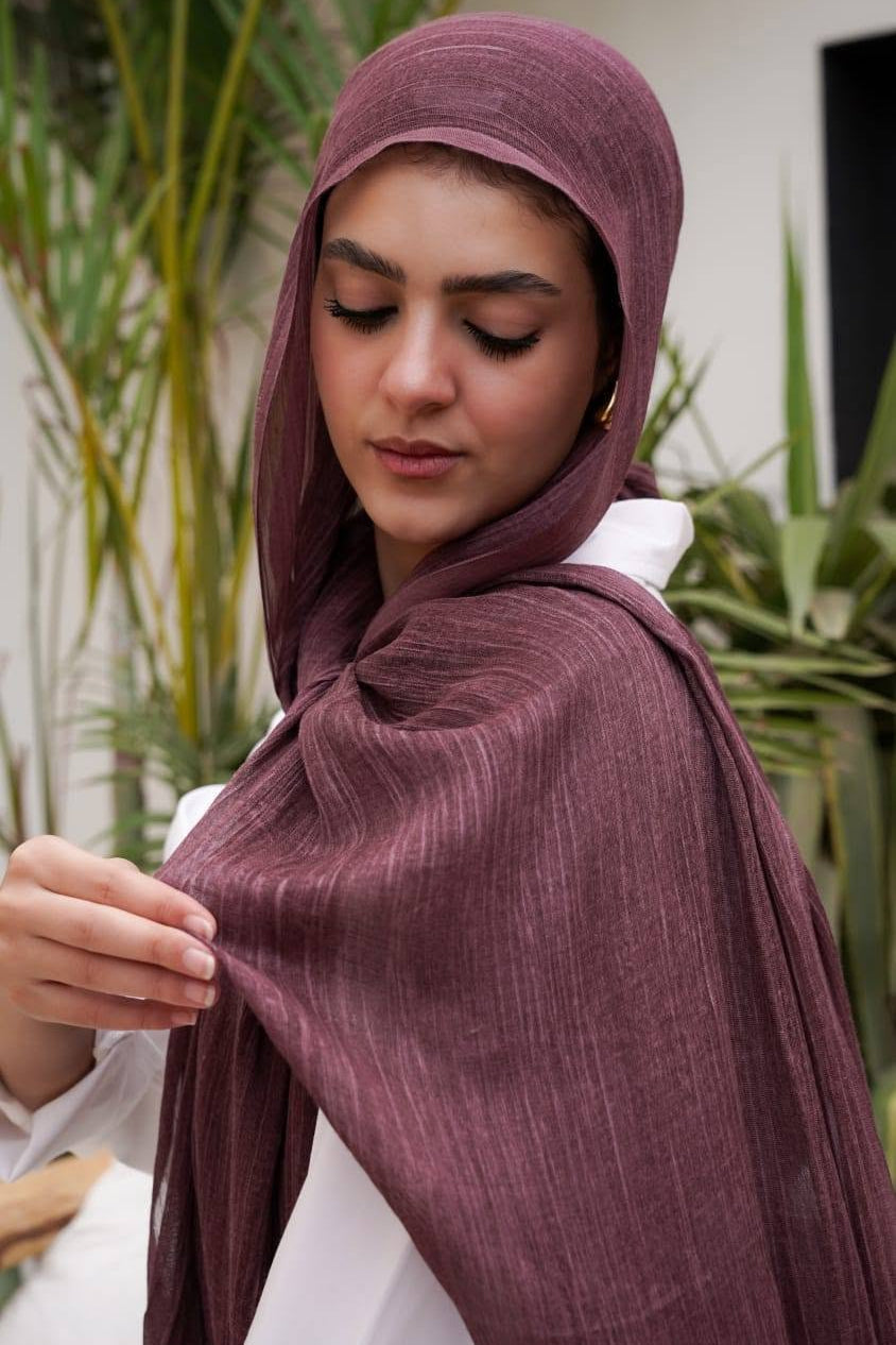 Burgundy Thai Striped