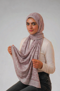 Rose Beige Devore Scarf