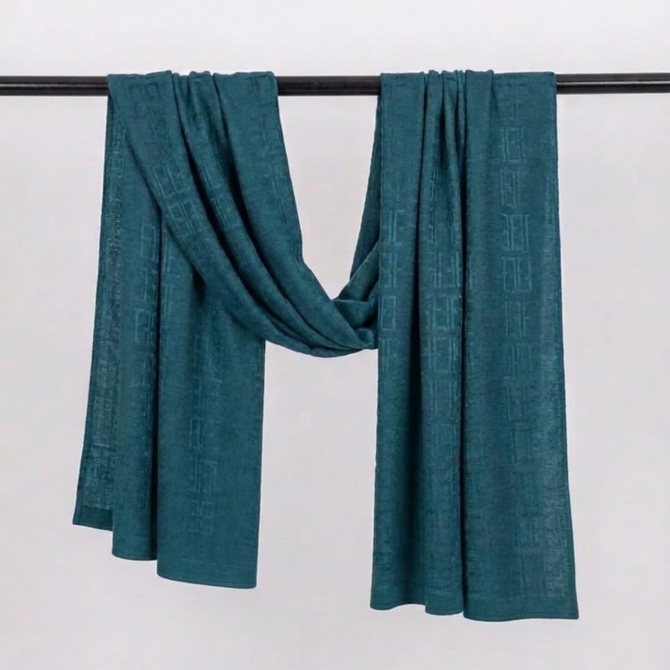 Mono Grid Kuwaiti Scarf