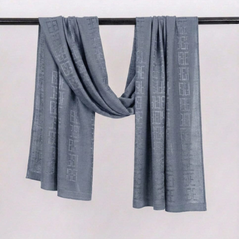 Mono Grid Kuwaiti Scarf